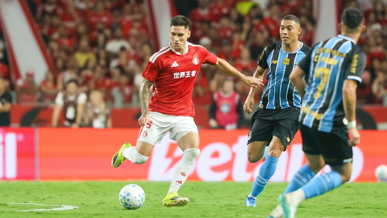 Inter e Grêmio não saem do 0 a 0 no GreNal 452, e Luís Castro segue pressionado após quinto jogo sem vitória