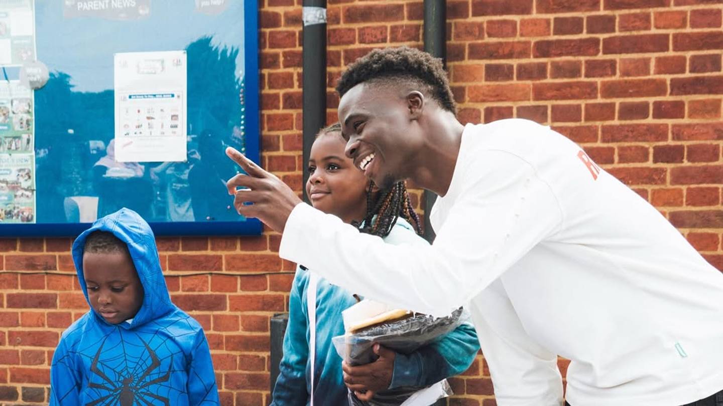 Bukayo Saka inspires again with school uniforms donation for struggling families