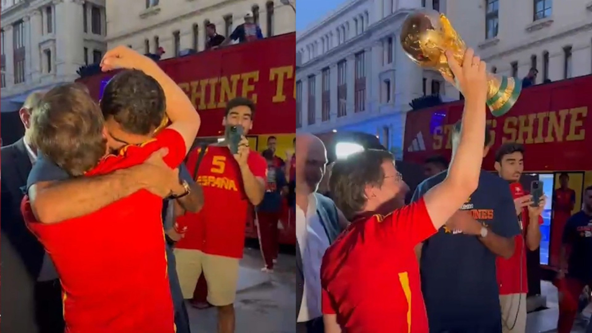 El detalle de Rodri con Martínez-Almeida: “Píllala, píllala ahí”