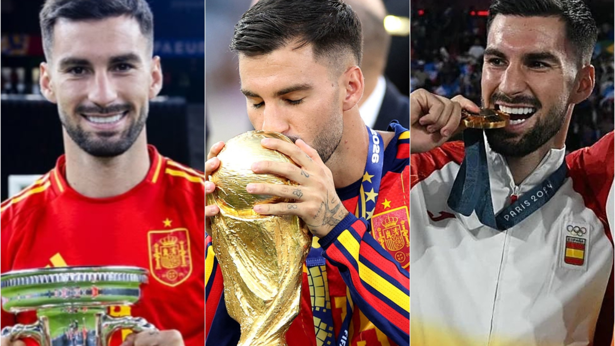el único futbolista que ha ganado Juegos, Eurocopa y Mundial de forma consecutiva