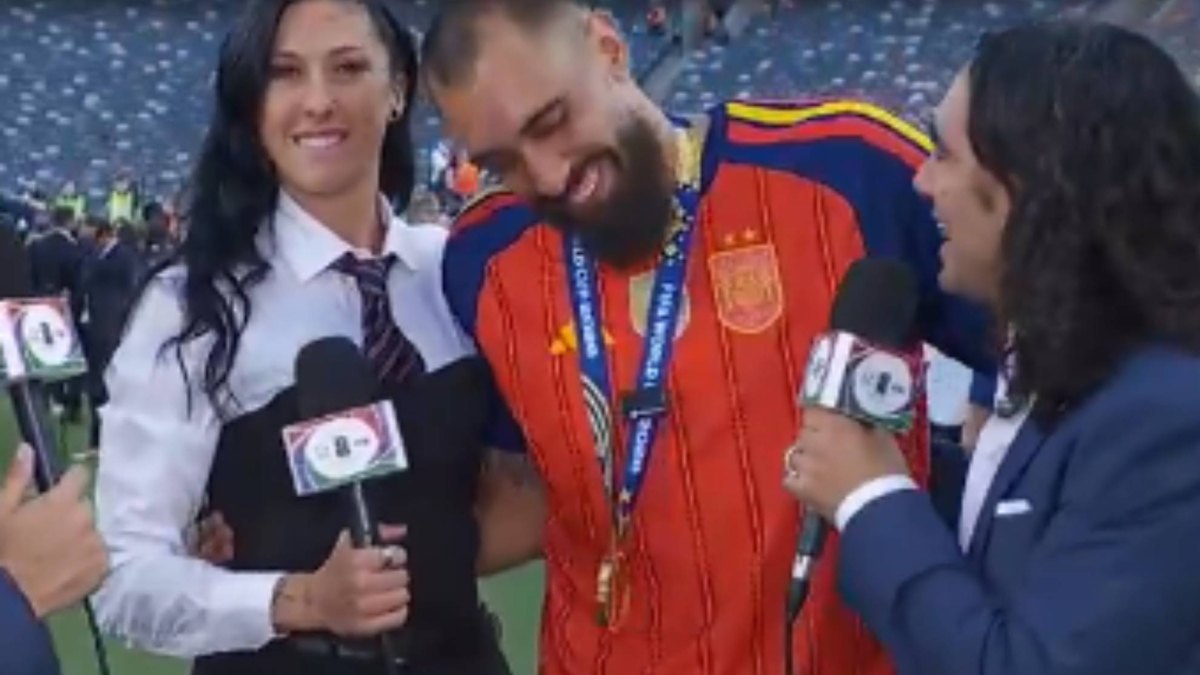 El reencuentro de Jenni Hermoso y Borja Iglesias tras ganar el Mundial: una historia de renuncia, lágrimas y valores