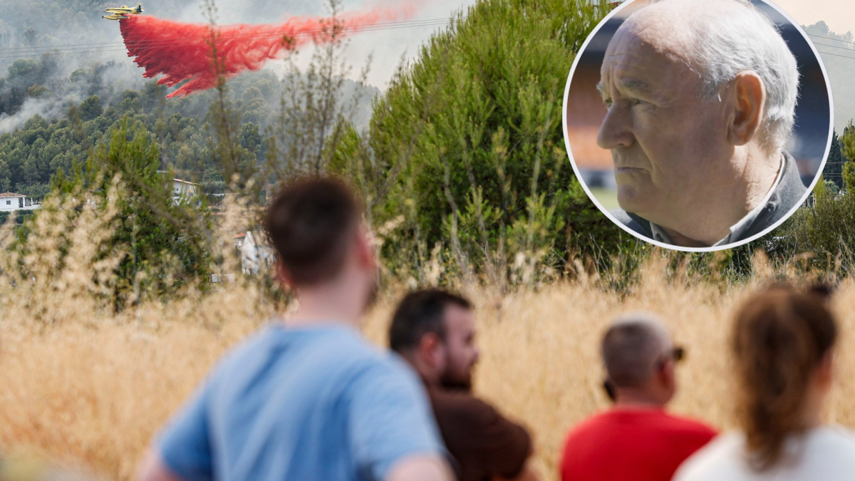 Enrique Saura, leyenda del Valencia, desalojado por el incendio de Castellón: “Esto es un polvorín”