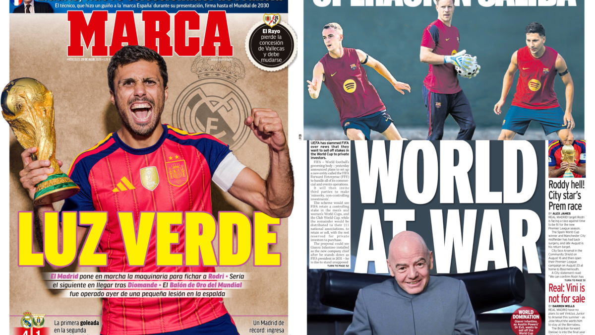 Las portadas del día