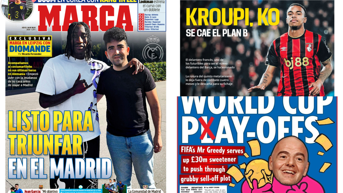 Las portadas del día