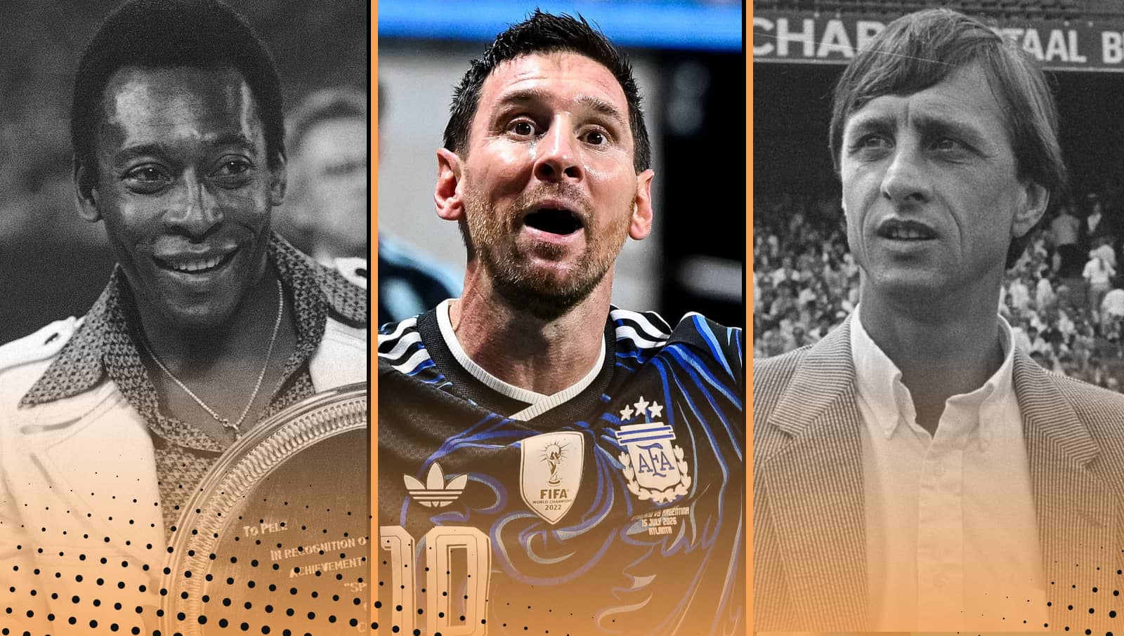 What Lionel Messi’s GOAT rivals were doing at 39: Pele, Maradona, Cruyff…