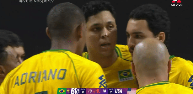 Brasil é derrotado pelos EUA e se complica na Liga das Nações de vôlei