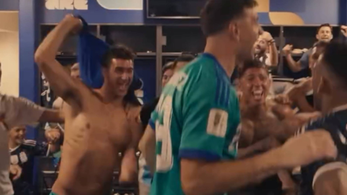 Las canciones de Argentina en su locura en el vestuario tras ganar a Inglaterra