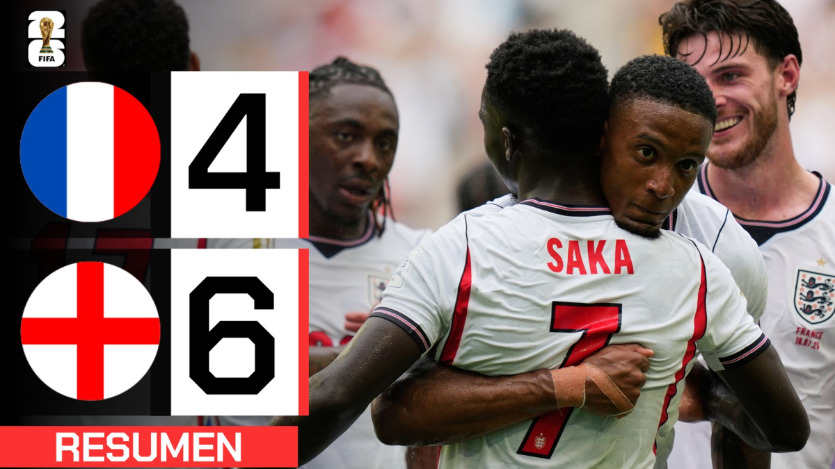 Francia 4-6 Inglaterra I Resumen Mundial 2026