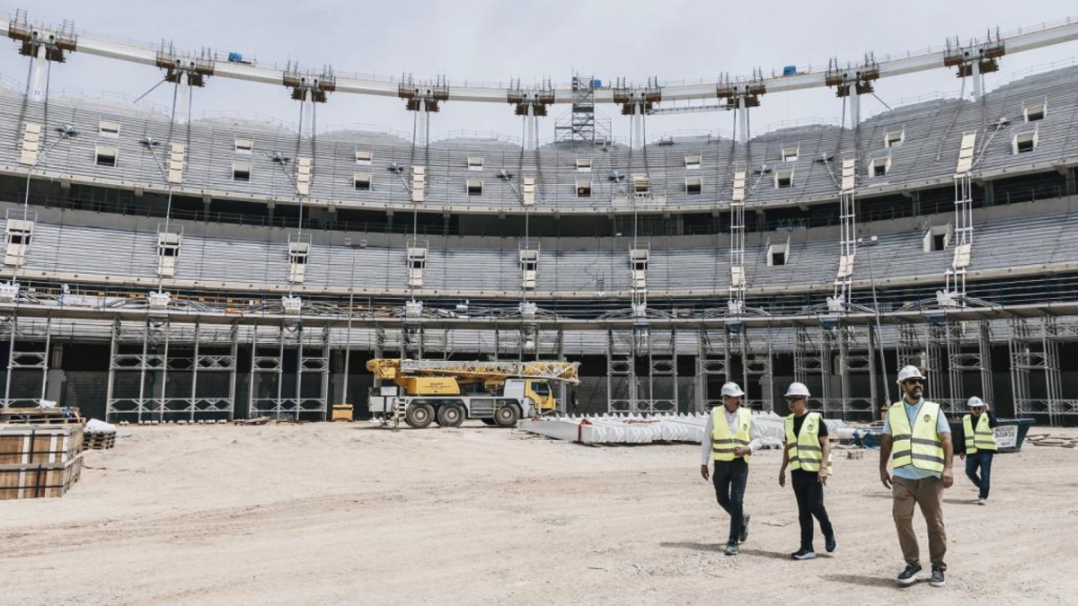 así avanzan las obras del Nuevo Mestalla