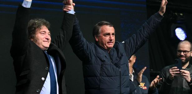 Restrições de Moraes inviabilizam visita de Milei a Bolsonaro