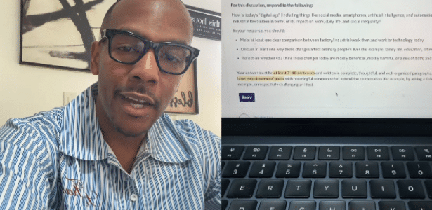 Professor usa comando oculto em prova e reprova 32 alunos que usaram IA
