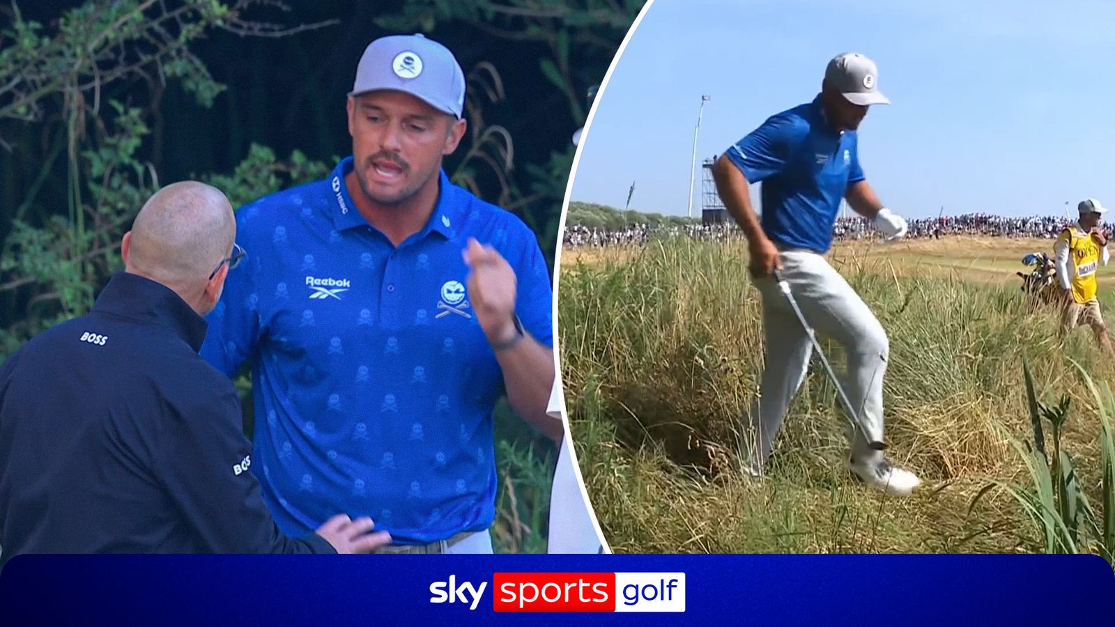Does Bryson improve his lie? DeChambeau given two-shot penalty after rules drama!