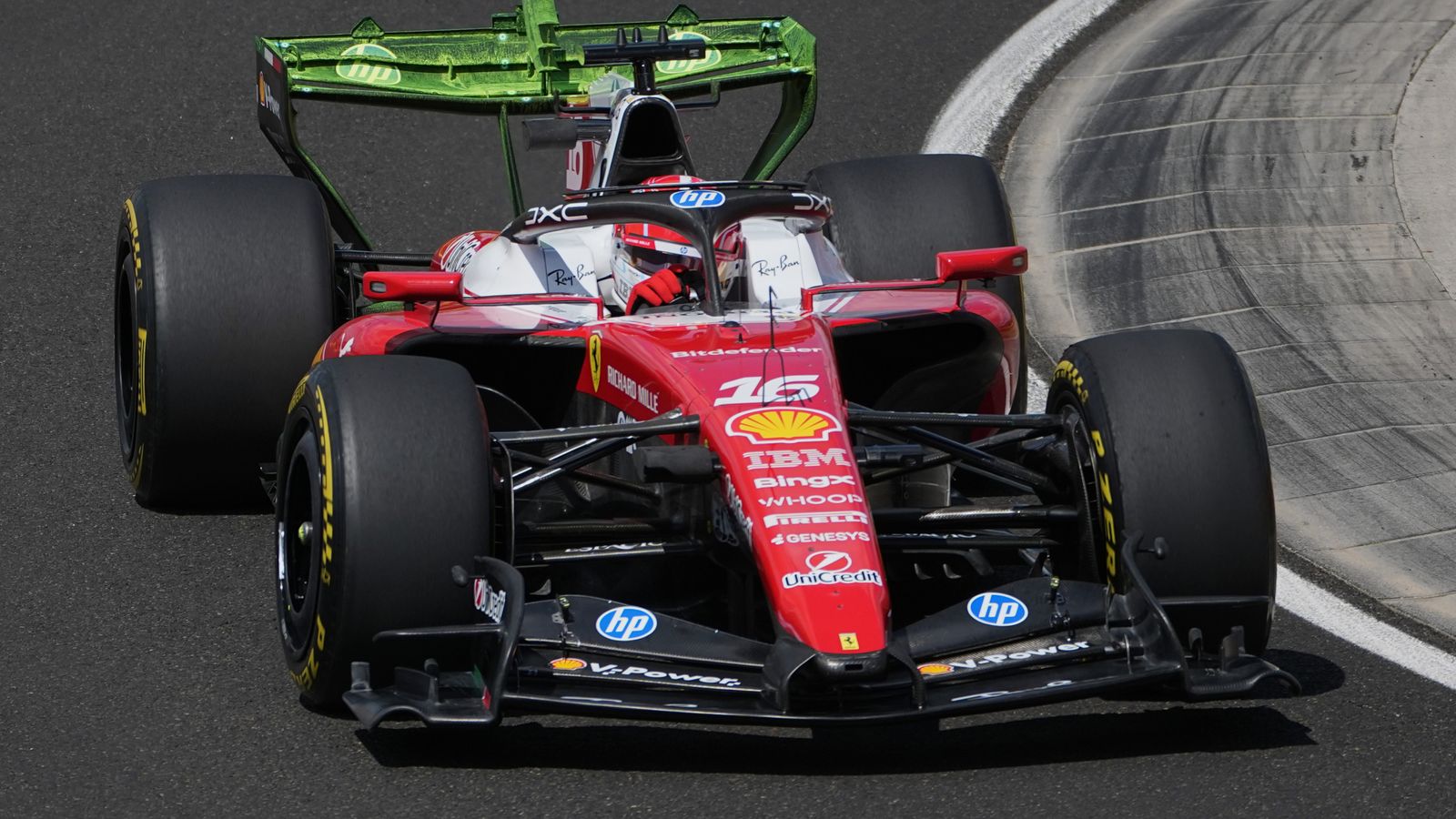 Hungarian GP: Charles Leclerc tops first practice as suspected suspension failure spins off Lance Stroll in new Aston Martin | F1 News
