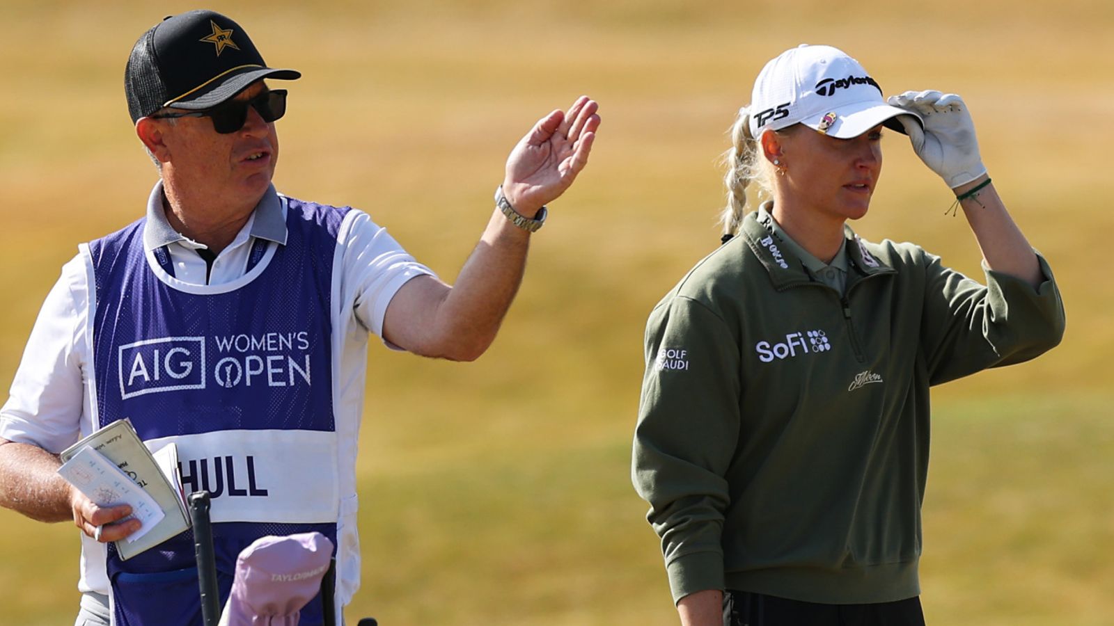 AIG Women’s Open: Charley Hull plays down caddie prank criticism and tells people to ‘lighten up’ after staying in major mix | Golf News