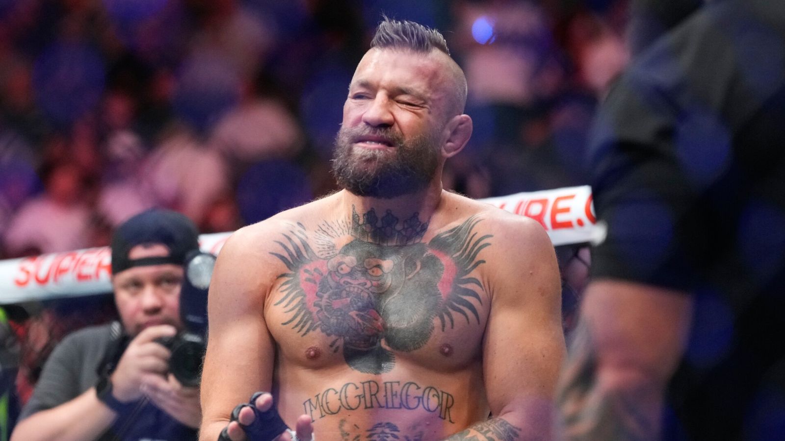 Conor McGregor to undergo surgery on knee injury which ended return fight against Max Holloway at UFC 329 but hopes to fight again | WWE News
