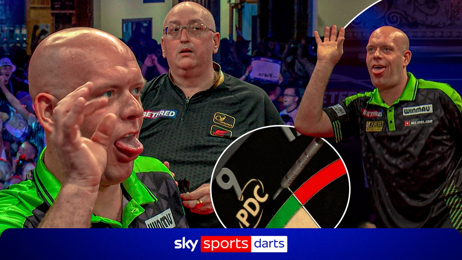 Van Gerwen's HILARIOUS response to missing nine-darter