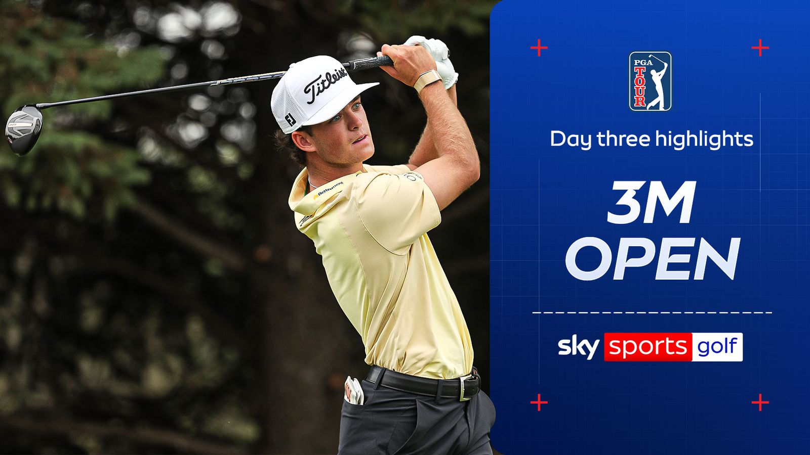 21-year-old Jackson Koivun takes three-shot lead at 3M Open