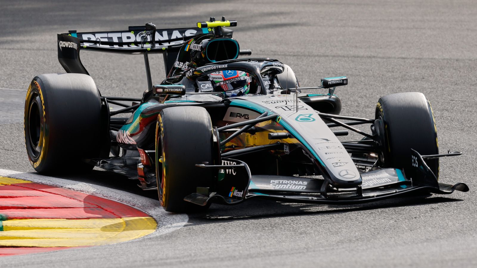 Belgian GP: Kimi Antonelli tops Practice Two at Spa as his Mercedes team-mate George Russell struggles to eighth | F1 News
