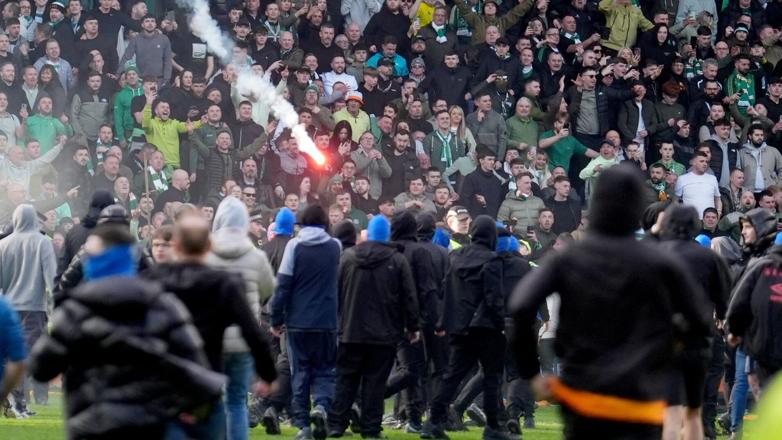 Old Firm pitch invasion: Rangers and Celtic charged by Scottish FA over trouble after Scottish Cup game at Ibrox | Football News