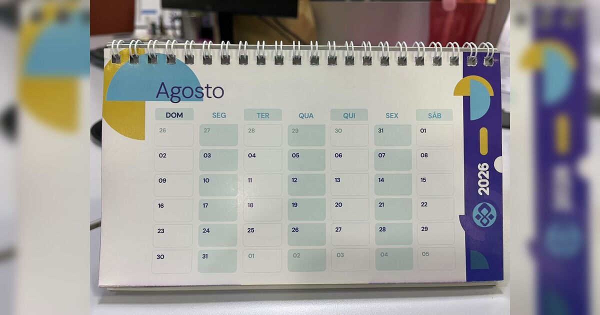 Famoso por “não acabar”, agosto tem cinco segundas-feiras e seis semanas neste ano