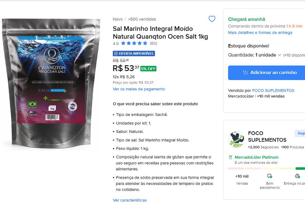 Anvisa proíbe produtos à base de sal; veja quais são – 10/08/2026 – Economia