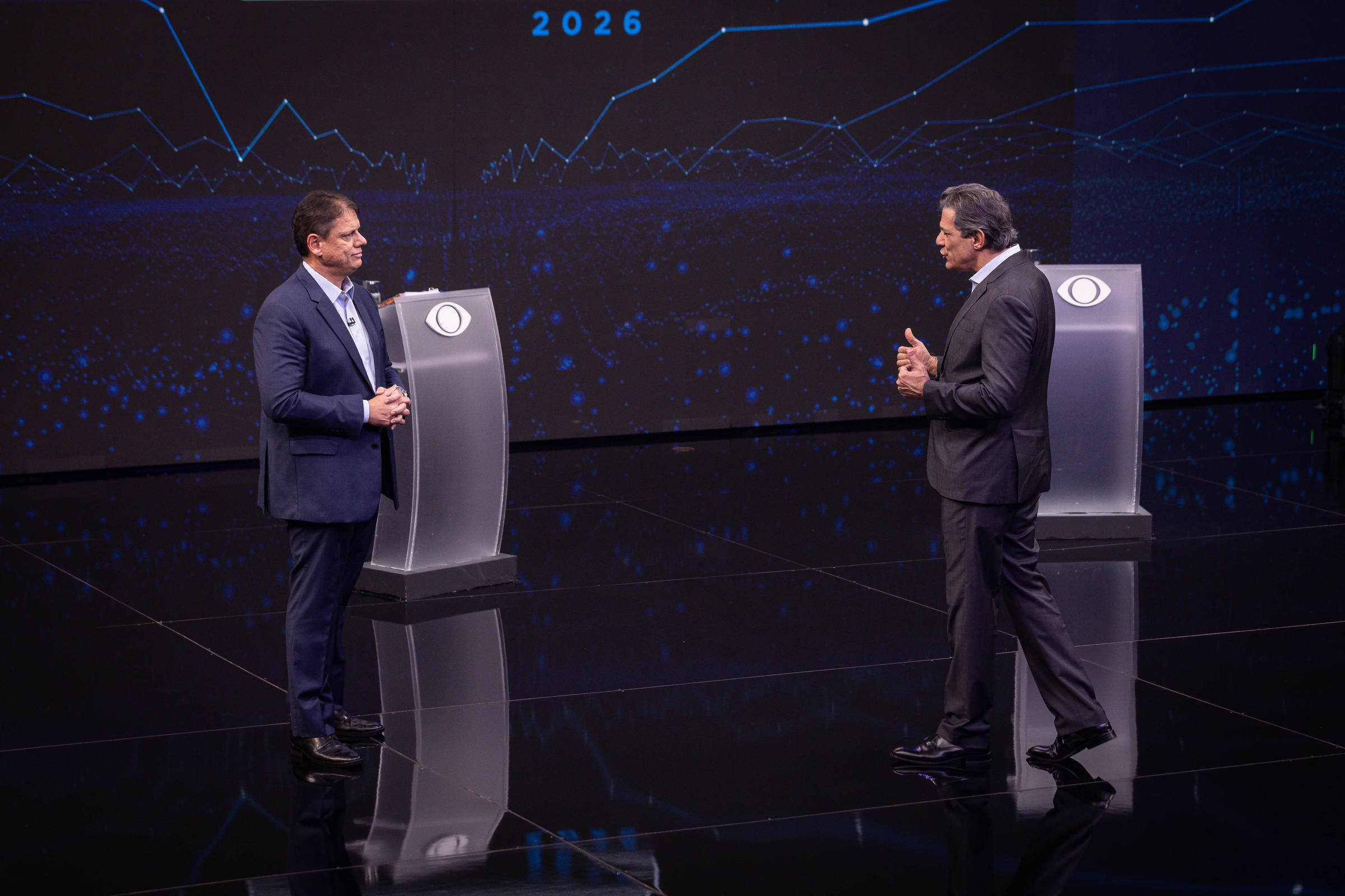 Debate entre Tarcísio e Haddad: veja como foi em 8 pontos – 10/08/2026 – Política