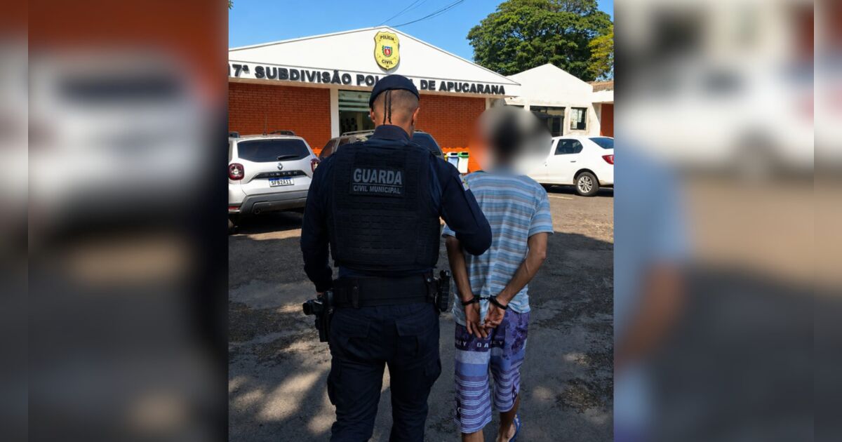 Homem procurado por tentar esfaquear companheira é preso pela GCM em Apucarana