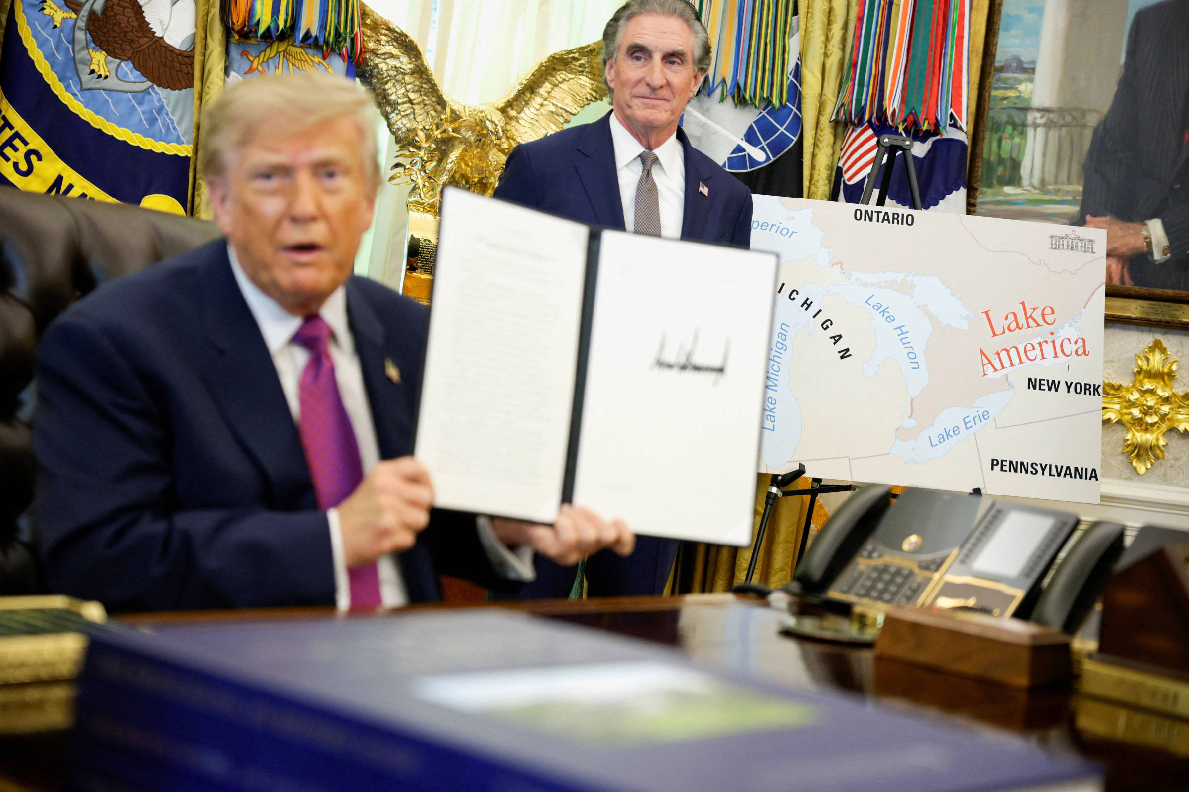 Donald Trump renomeia Lago Ontário como Lago América – 27/08/2026 – Mundo
