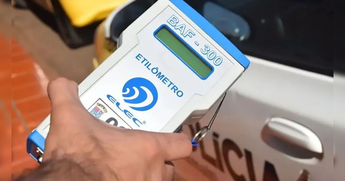Motorista é detido por desacato após recusar bafômetro em Ivaiporã