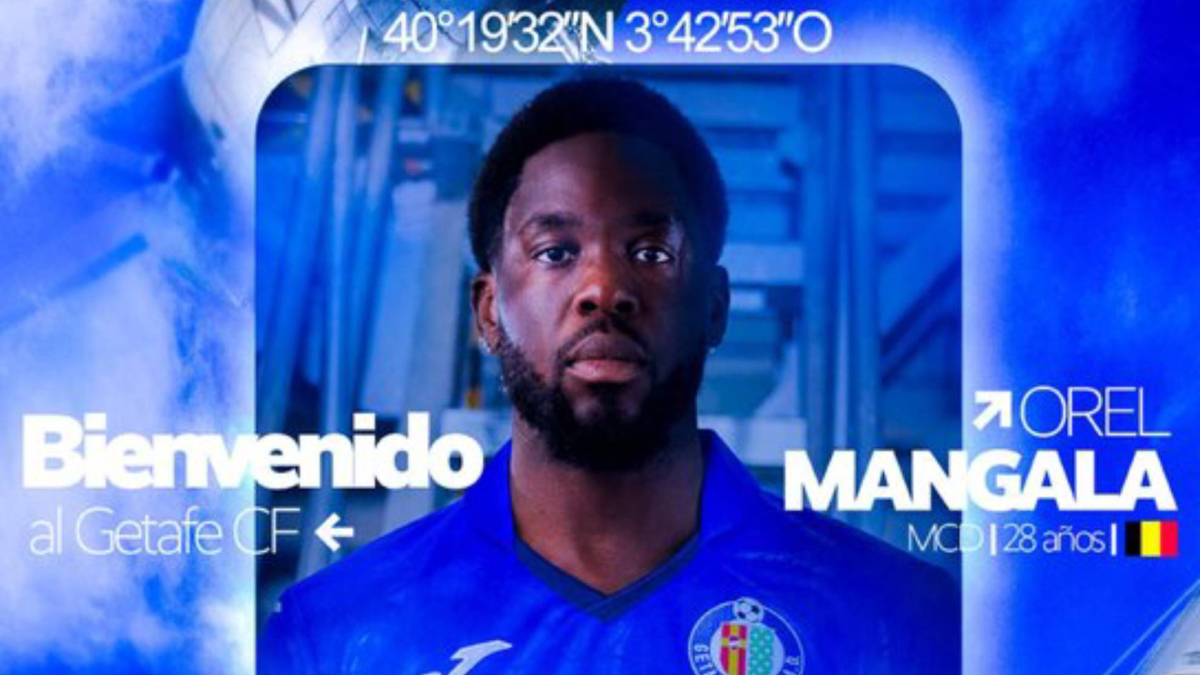 El Getafe oficializa la llegada de Orel Mangala