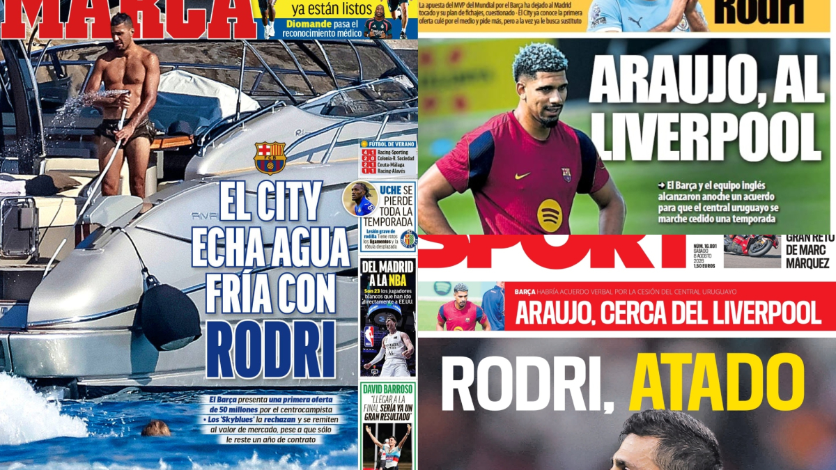 Las portadas del día