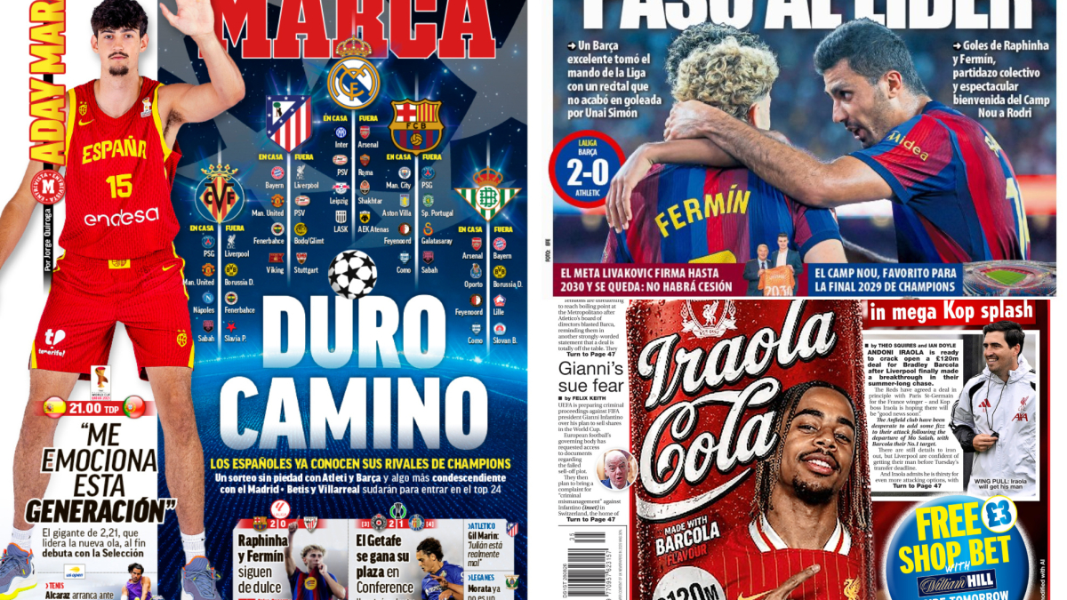 Las portadas del día