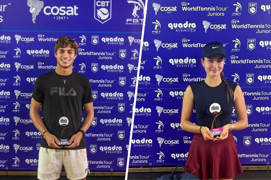 Lino e Bajsic são os campeões do juvenil em Vacaria