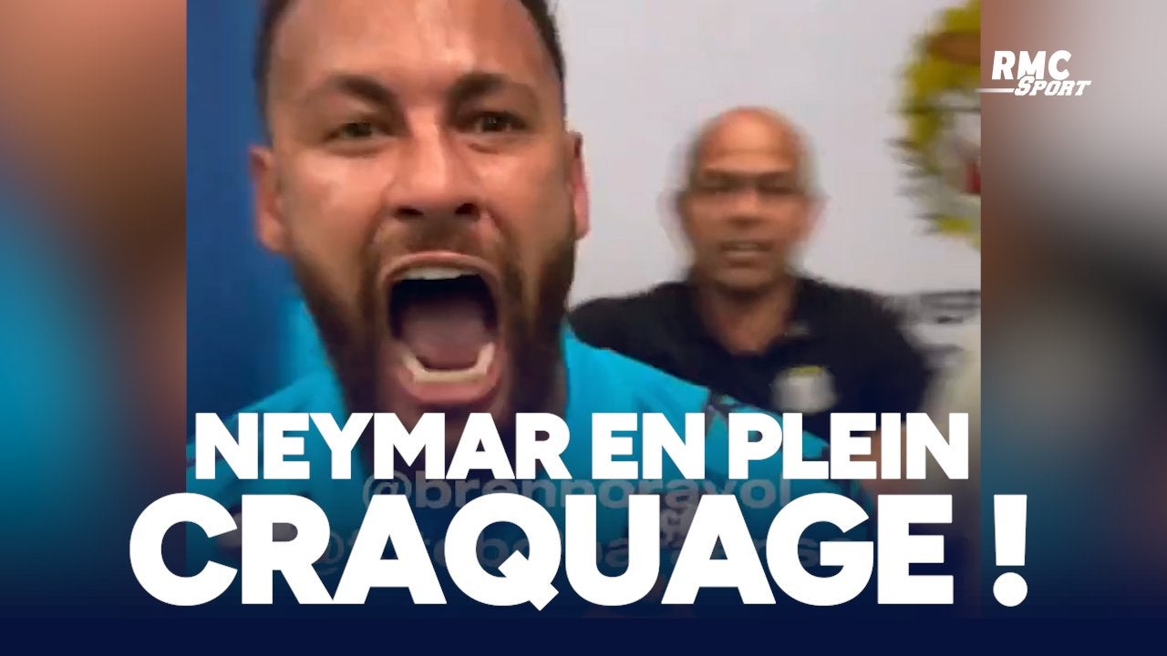 Danse insolite, chambrage et insultes… le gros craquage de Neymar après une victoire de Santos !