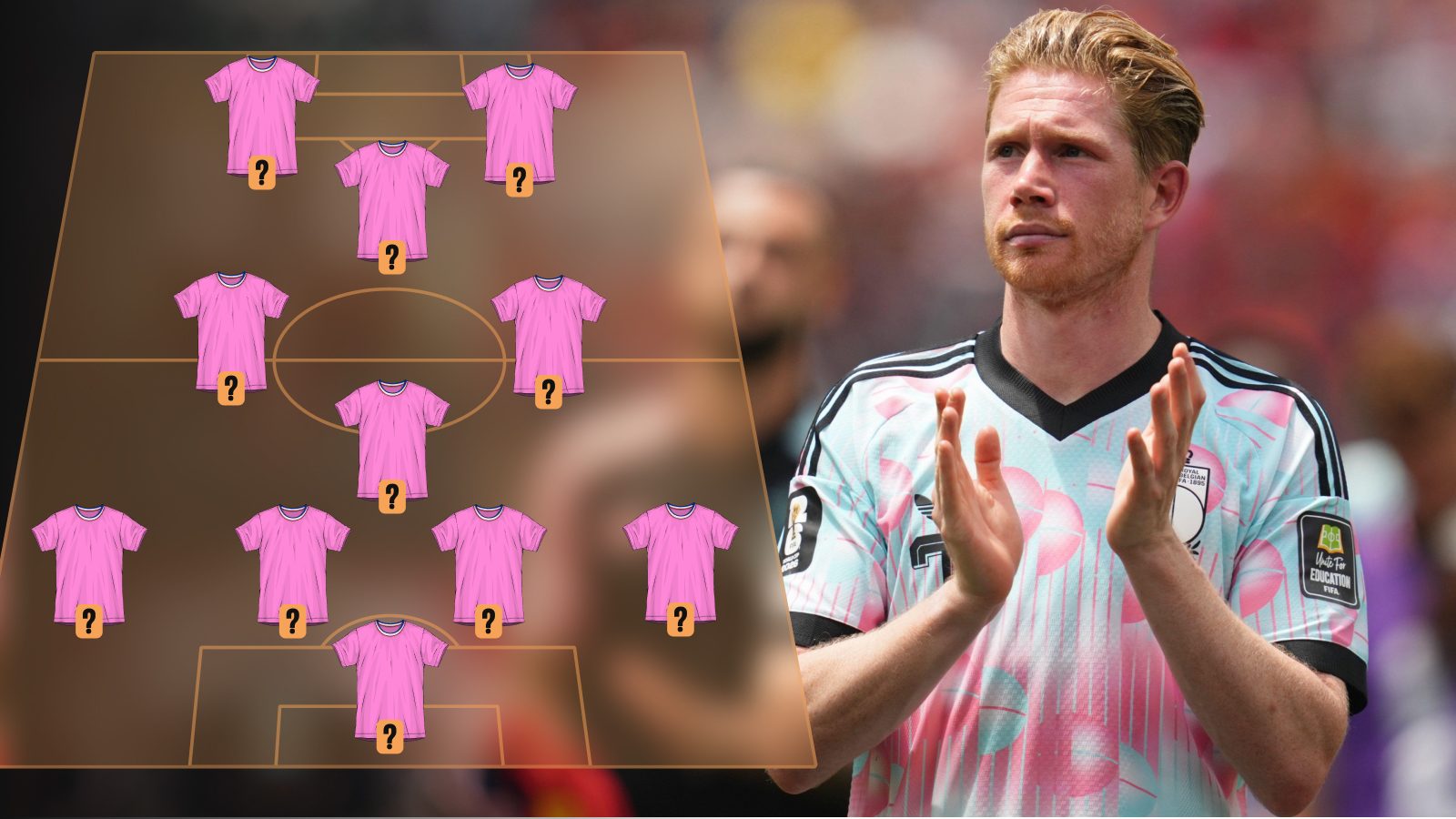 How would De Bruyne fit with Messi in starting XI?