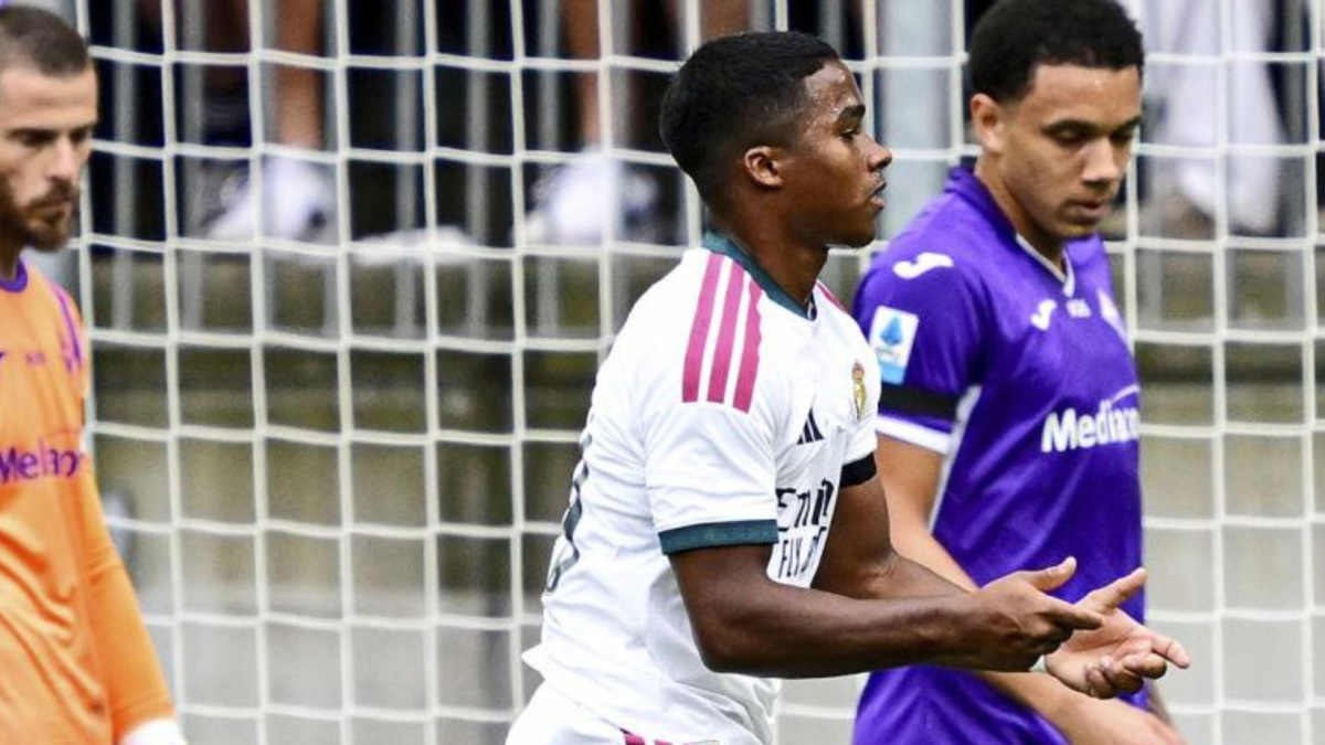 Gol de Endrick (1-0) en el Real Madrid – Fiorentina