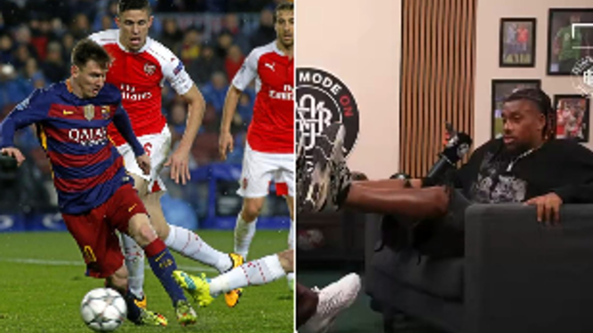 Iwobi, resignado con un regate que le hizo Messi: "Siempre aparezco en sus recopilaciones…"