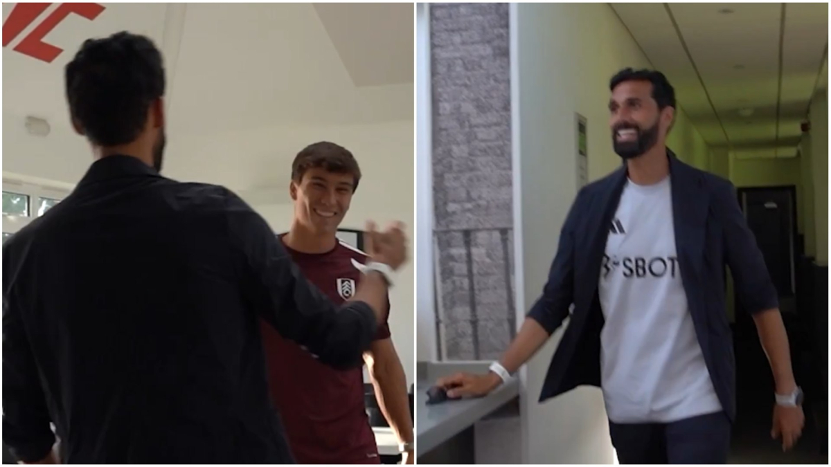 ¡Como en Valdebebas! El abrazo entre Arbeloa, Gonzalo García y César Palacios que ilusiona al Fulham