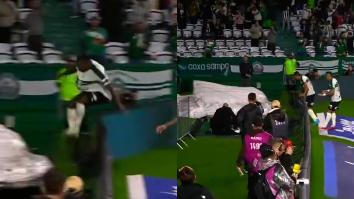 Marco gol, salta la valla publicitaria y desaparece del terreno de juego
