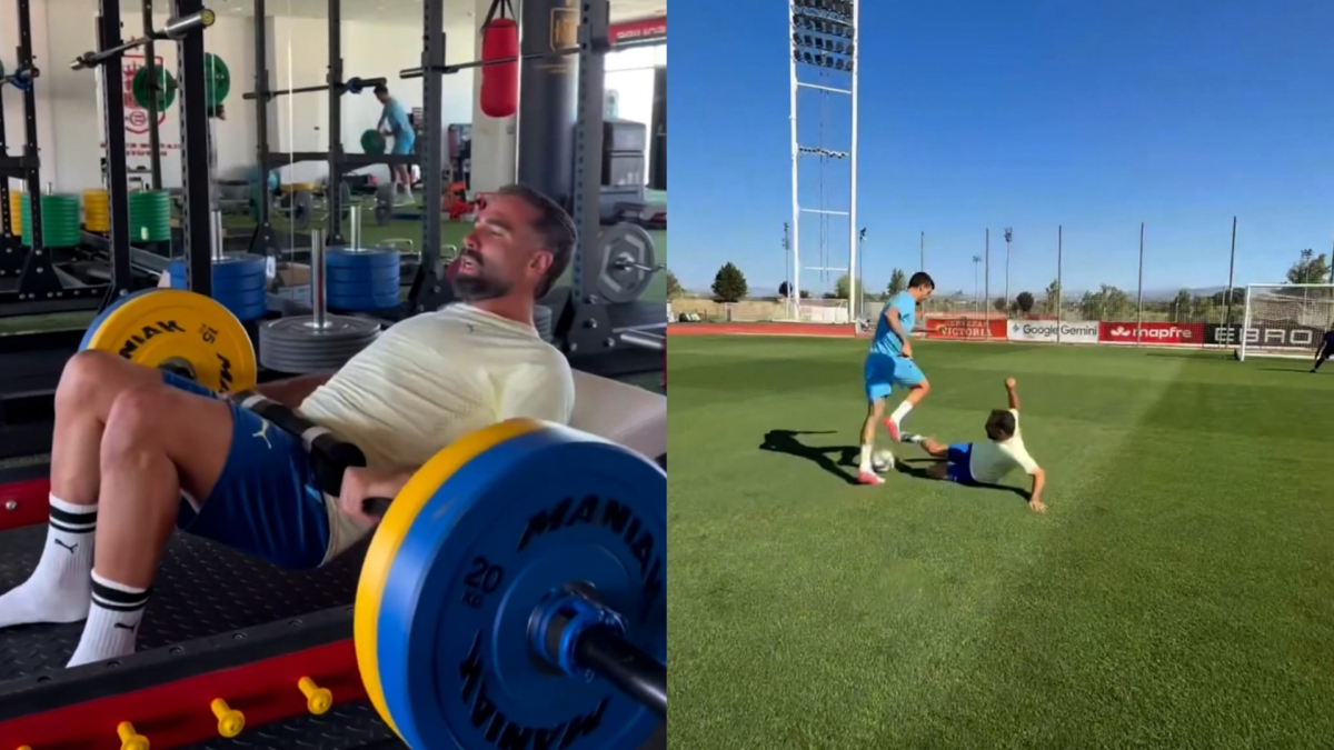 Carvajal y Joselu se machacan en Las Rozas a la espera de resolver su futuro
