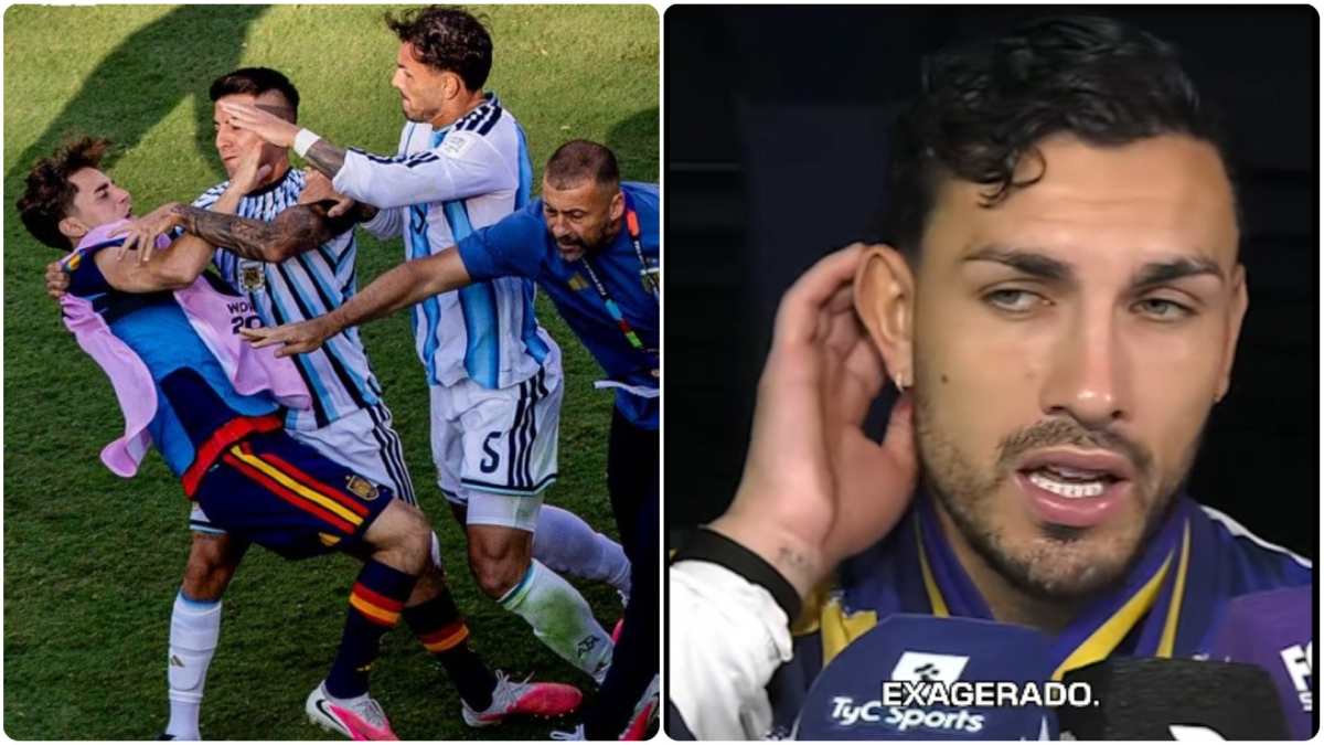 “Mi sanción es exagerada… a Gavi le dieron uno, que es el que me da la piña en el pecho”