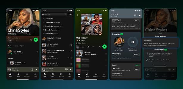 Spotify vai rotular artistas de IA e barrá-los de recomendações