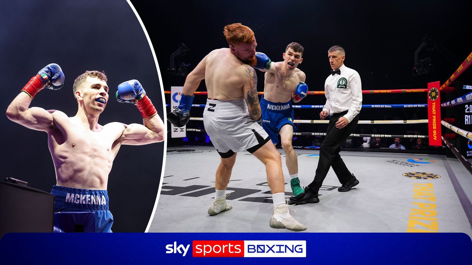 'Took him off both his feet!' | Stevie McKenna with HUGE first-round KO
