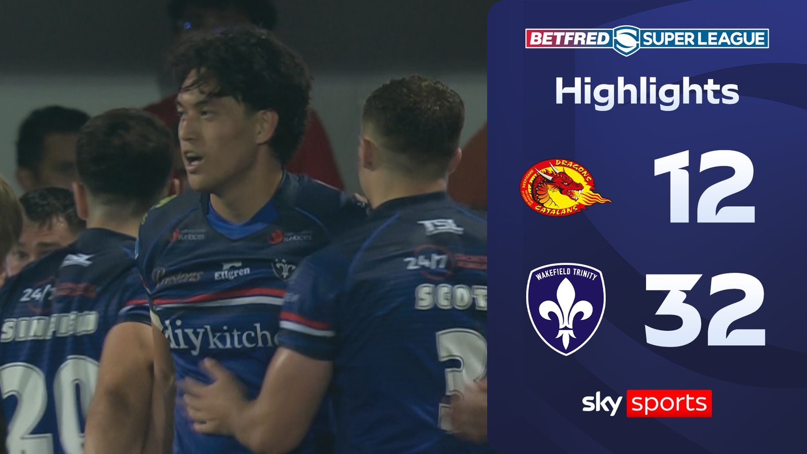 Wakefield see off Dragons to climb back to second