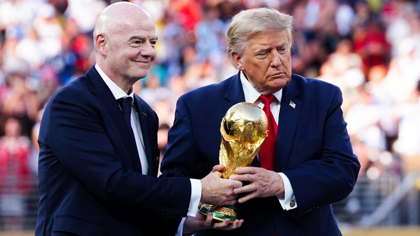 Gianni Infantino: Donald Trump warns of ‘terrible mistake’ if FIFA replaces under-pressure president | Football News