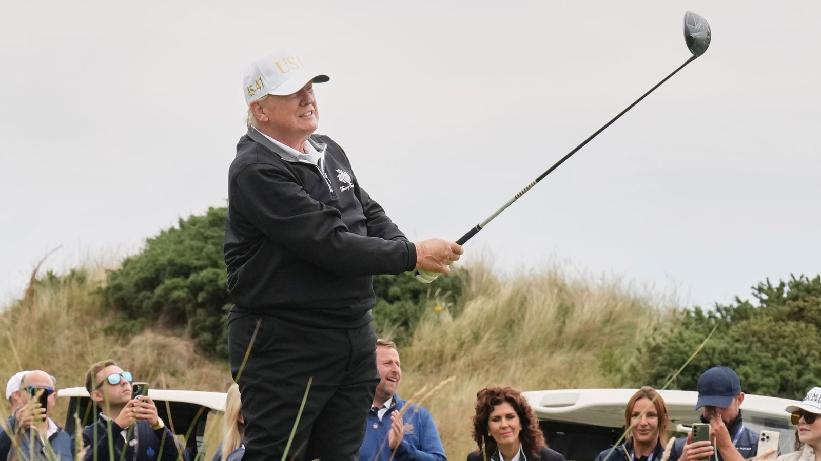 Donald Trump: US president wins Bedminster Senior Club Championship and taunts opponents in Truth Social post | Golf News