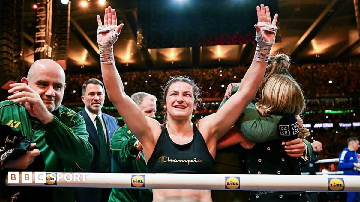 Katie Taylor vs Flora Pili: Ireland’s boxing great crowns career in stylish Croke Park triumph