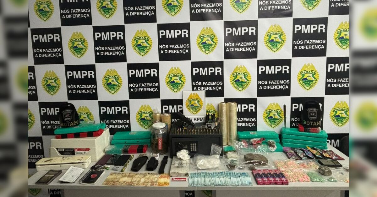 Motorista joga veículo contra PM, tenta fuga por telhados e acaba preso com drogas na Capital