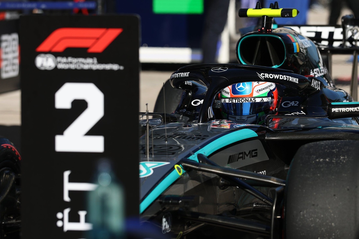 Mercedes thought it had pole position until Lando Norris came along