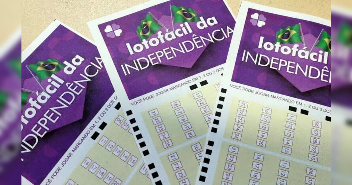 Veja o resultado da Lotofácil da Independência concurso 3780 desta terça-feira (15)